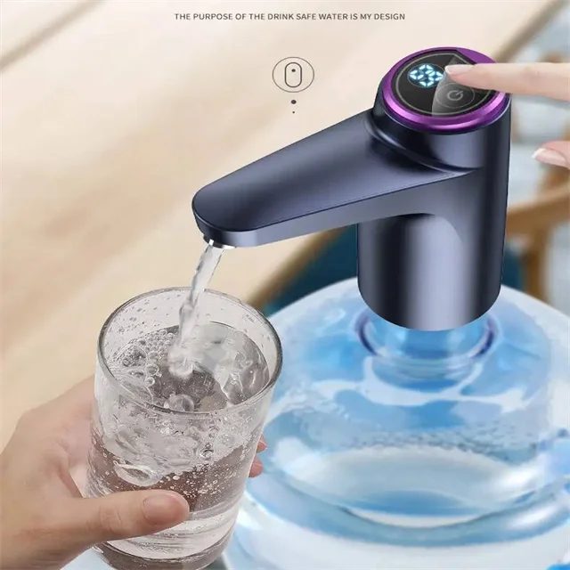 2023 Portable mini Bottle Water Dispenser Pump Universal Rechargeable Smart Electric Drinking Water Bottle Dispenser Pump