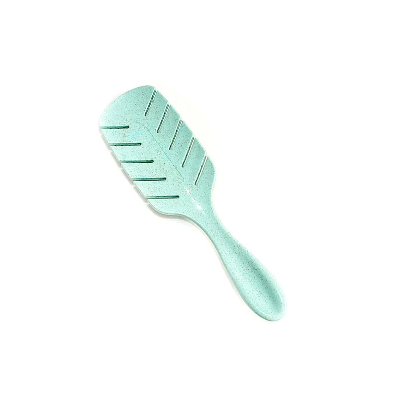 New environment-friendly non-slip spare ribs biodegradable  Curly Thick and Straight Hair Dry and Wet Brush