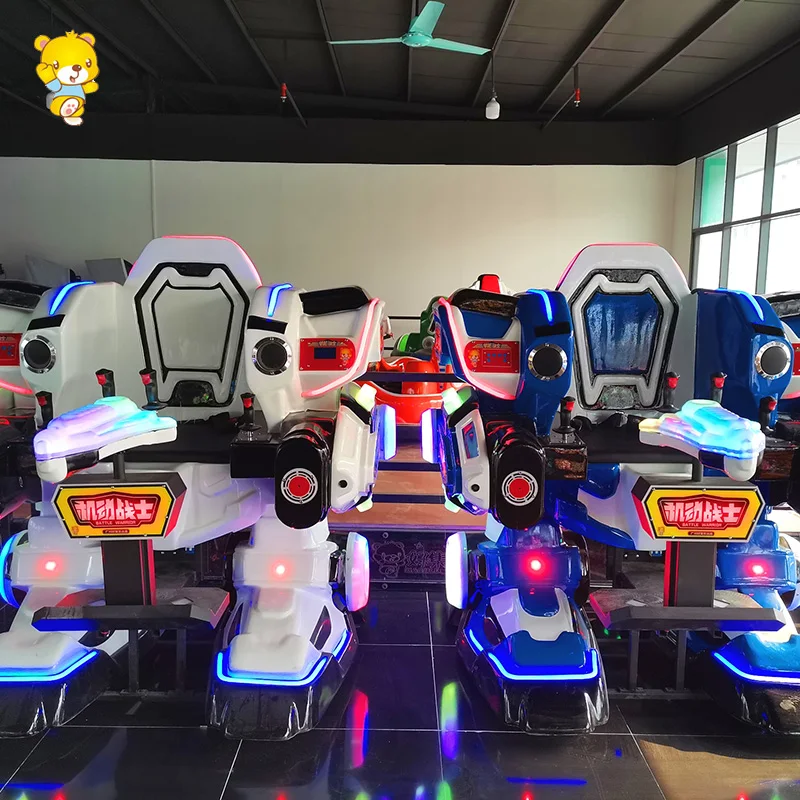 Battery Operate Robot Machine Amusement Park Shoot Walking Battle King 360 degree radar warning electric Robot