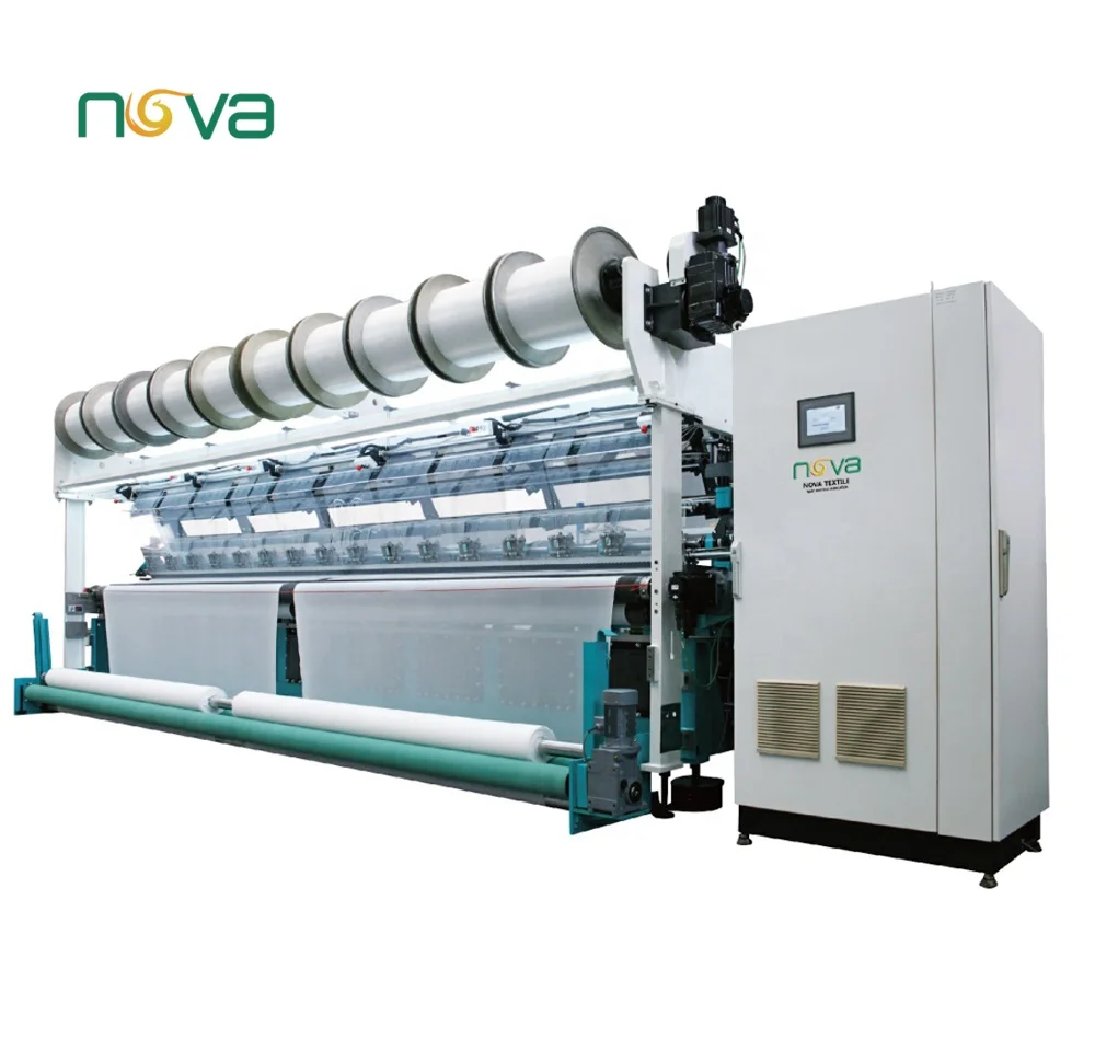 ODM Tricot NHS3 Warp Knitting Machine For Blanket Home Textile Fabric