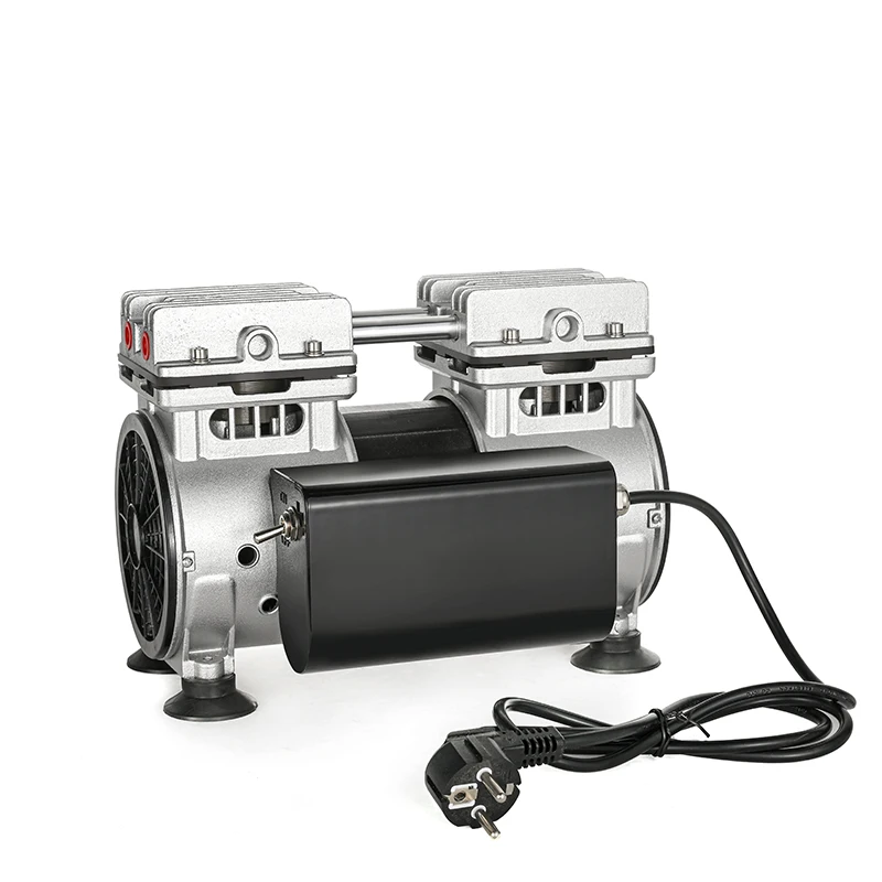 HC550A2-1 Copper Wire Portable Oil Free Vacuum Pump Positive Displacement Piston Type Ac Dental Vacuum Pumps