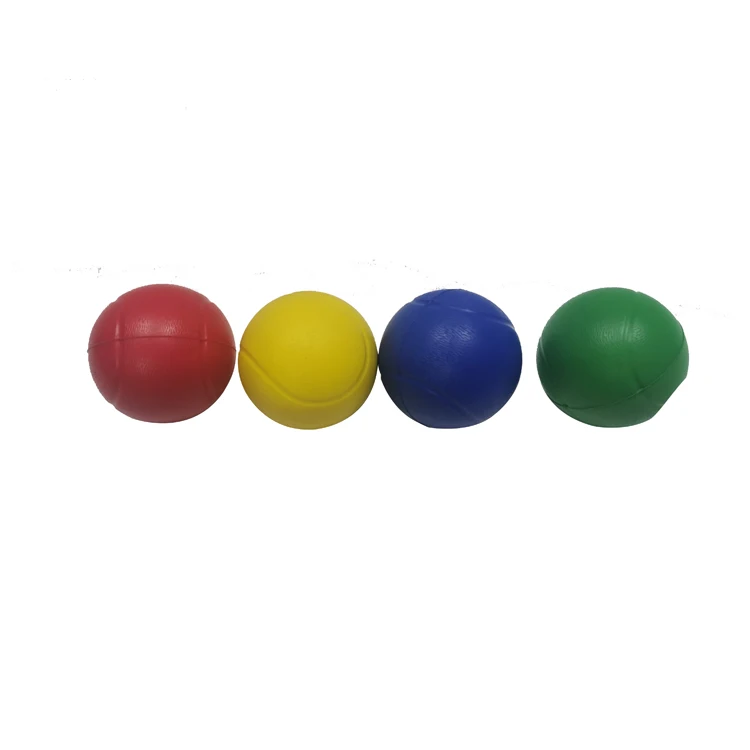 High quality Non-Toxic Amazon 7cm Soft 4 colors PU anti stress ball/soft ball