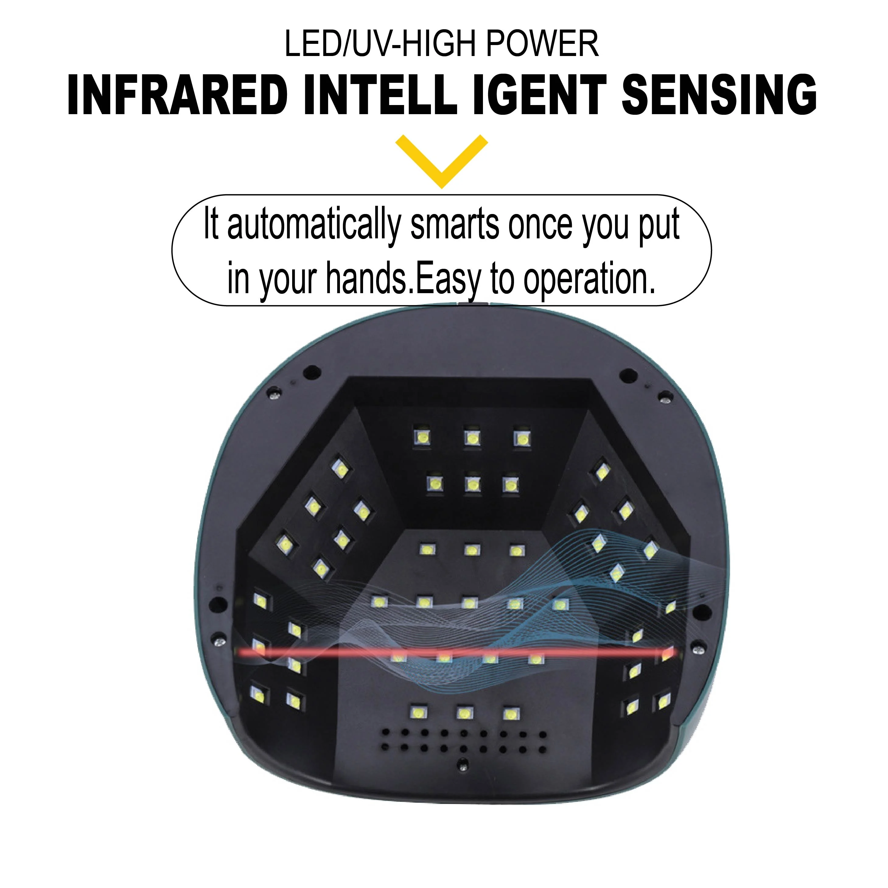 High Quality New Arrival Nail Polish Led Light Manicure Machine Smart Gel UV Nail Lamp