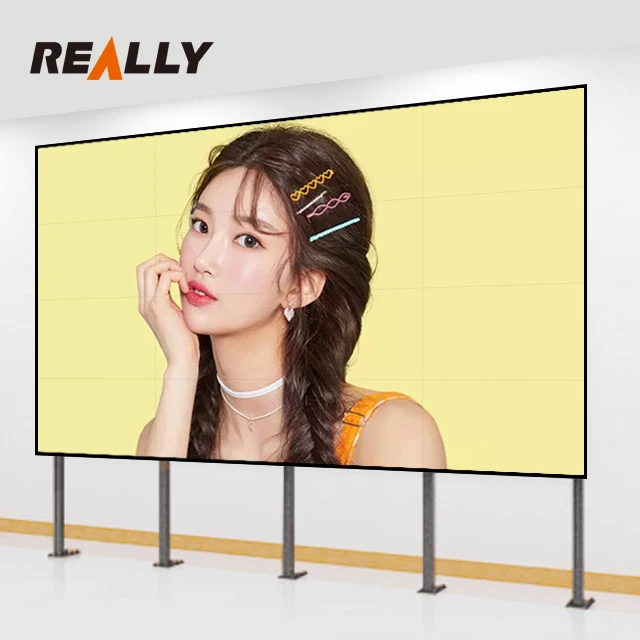 
Really LCD commercial digital advertising display screen 46 inch video wall 