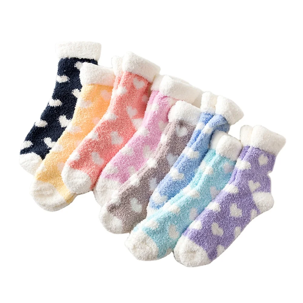 China factory price  lovely Cute fluffy socks women 3D animal Stocking socks