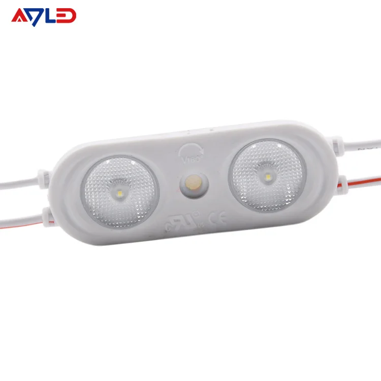 High brightness led injection modules backlight 2 led module 24V 12V outdoor led module for led sign board