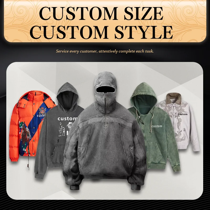 Custom OEM street style jeans trouser loose digital print oversized straight leg cargo denim baggy jeans for men