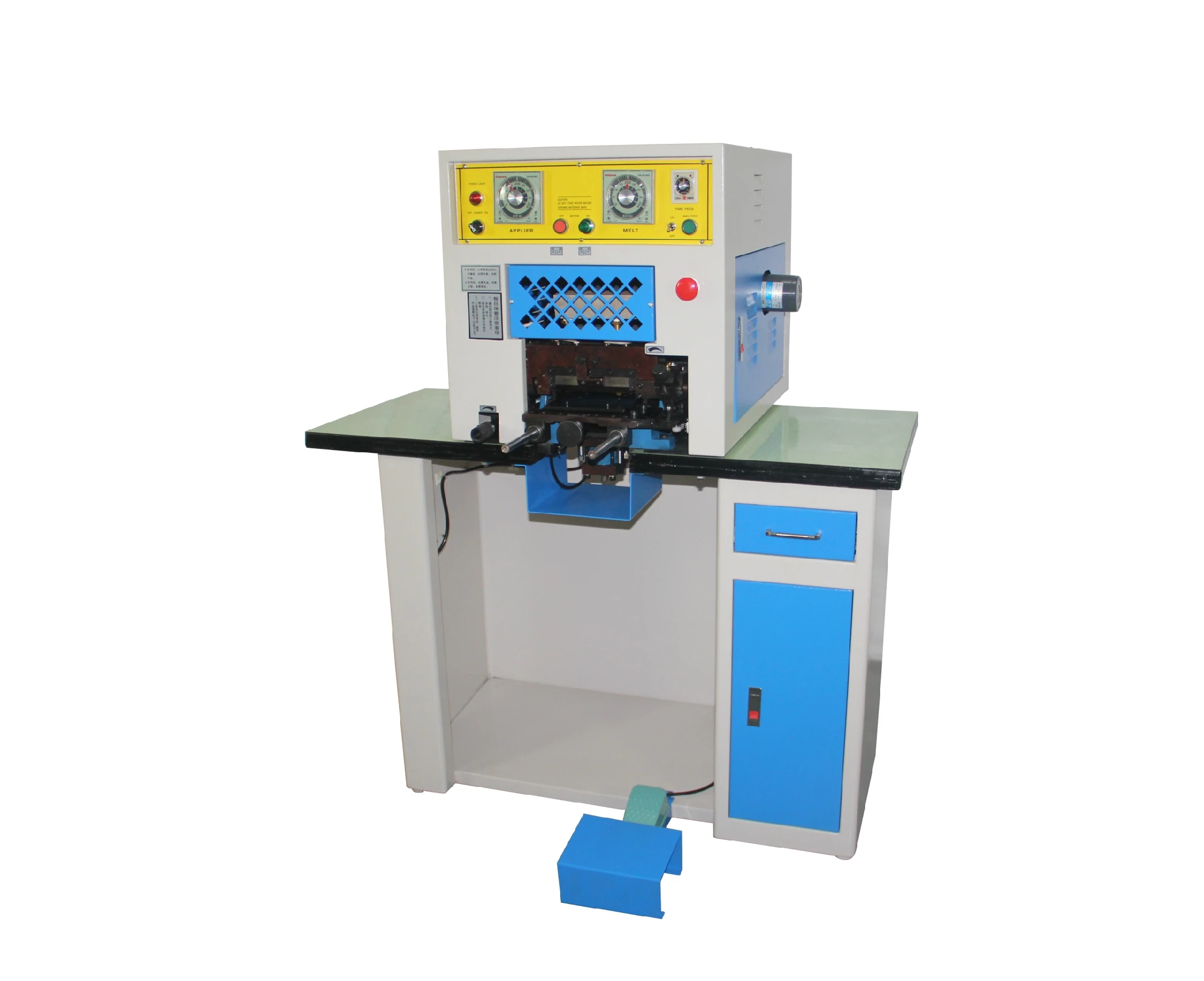 YT-830 Automatic Shoes Toe Upper Hot-melt Glue Toe Puff Printing Pressing Attaching Machine Shoes Making Machine