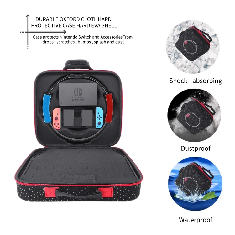 Goods Carrying Case Compatible with Nintendo  - Portable Travel All Protective Hard Switch Console Pro Controller & Accessories