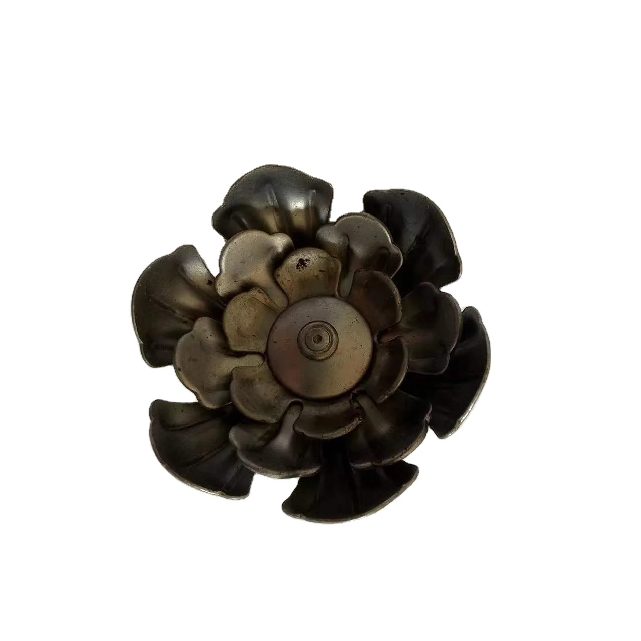 HLT fence decoration elements steel ornamental flowers  fence decorative leaves forged steel leaves