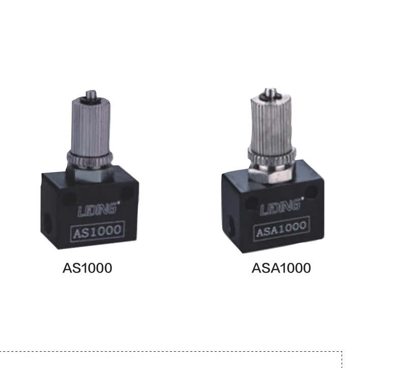 RE Series 1/4 One Way Flow Control Throttle Check Air Valve