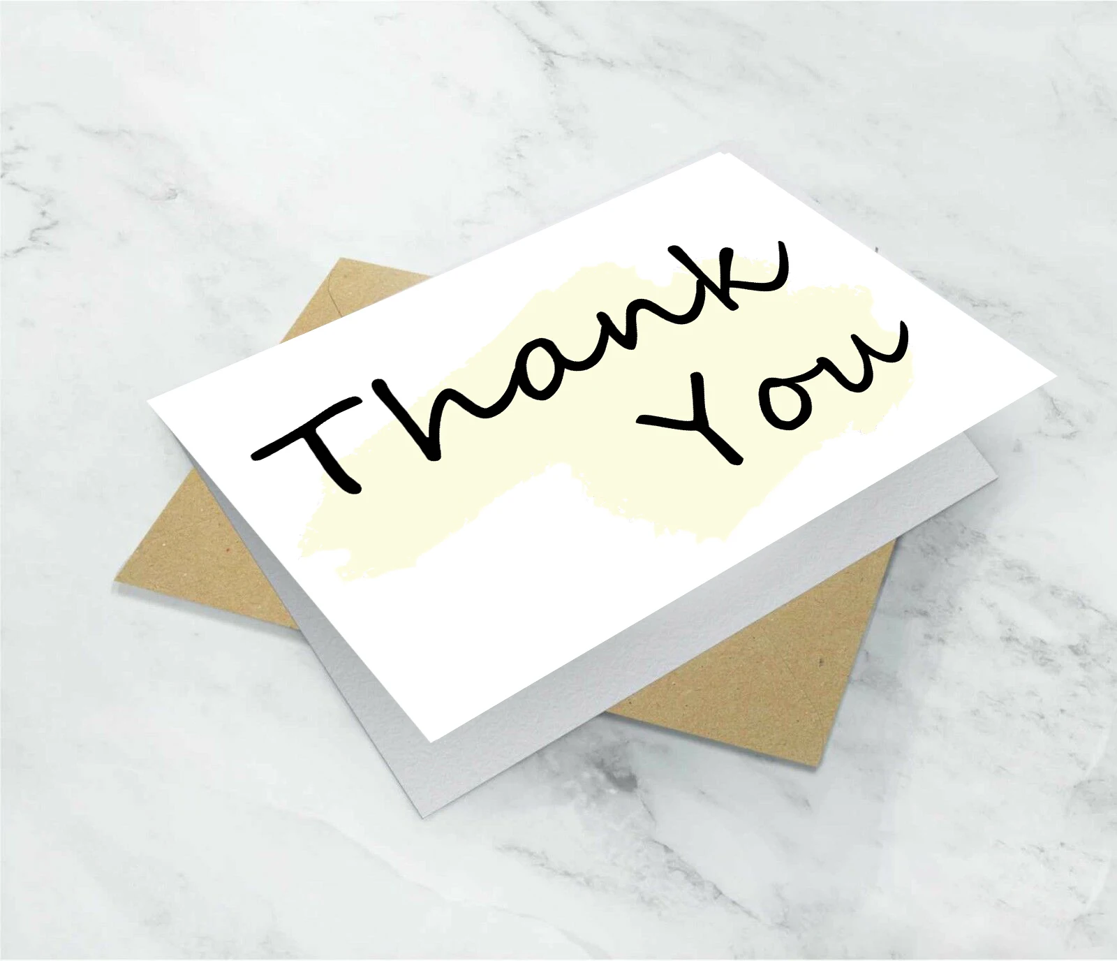 Custom Printing Thank You Cards Black Bulk Note Cards with Gold Foil Embossed Letters Greeting Cards