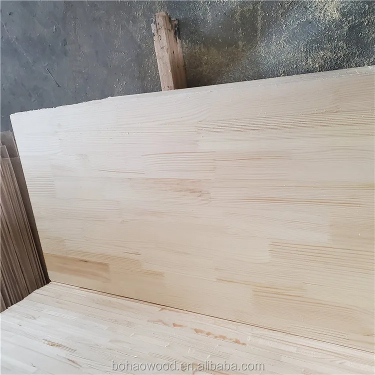 High Quality 8 mm 16 mm Customize Mongolian Pine Wood Board for Furniture