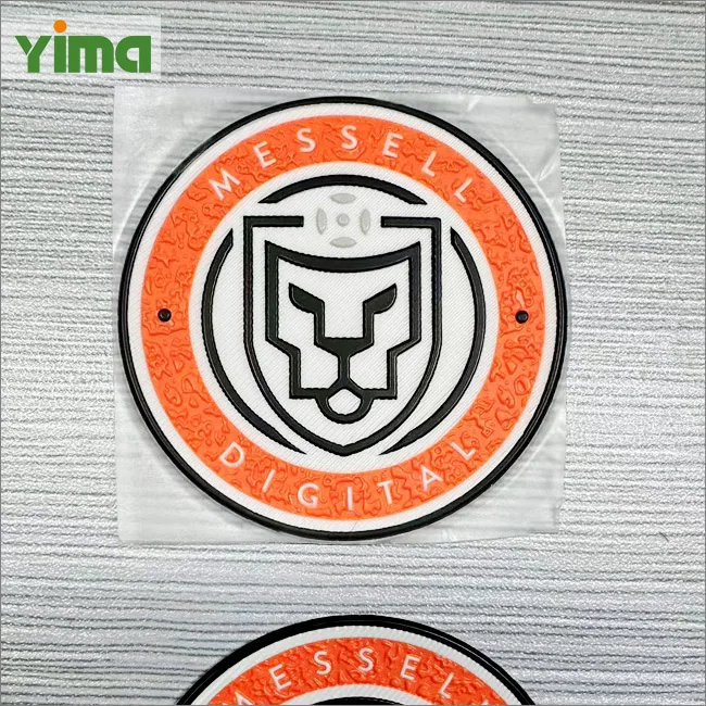 Customized Various Sizes Colors High Temperature Water Washable Soft Matte and Glossy Silicone Heat Transfer Label For Clothing