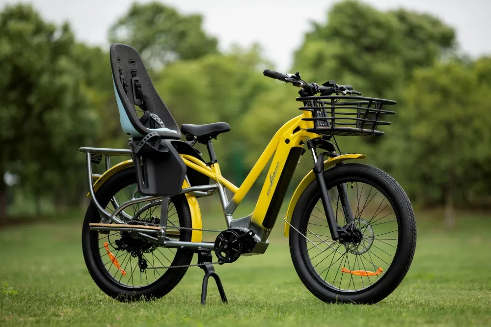 48V750W Brushless Motor ebike e-cargo e bicycle bike bicycle delivery electric bike 2 wheel electric cargo bike