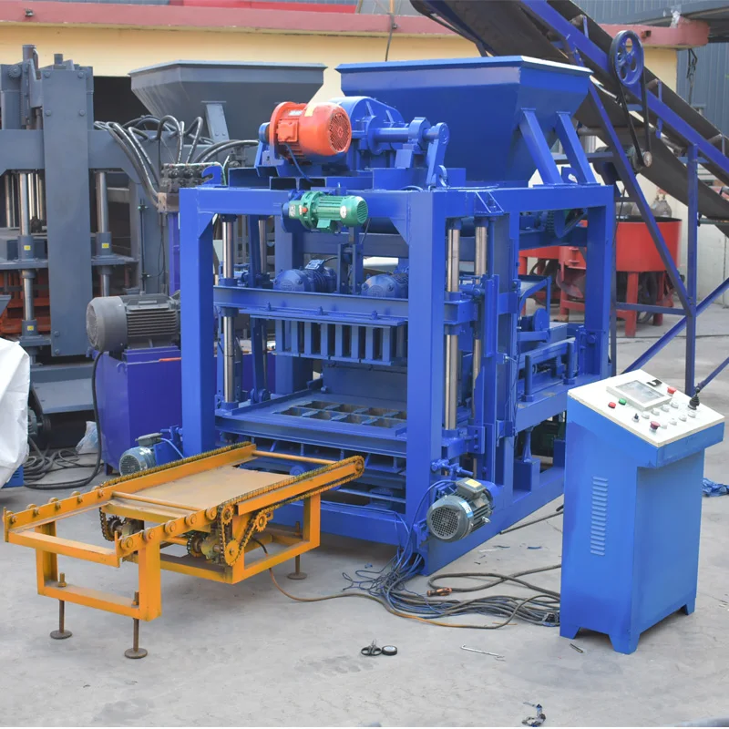 QT4-25 Hollow Block Making Machine Building Block Making Machine Concrete Block Making Machine