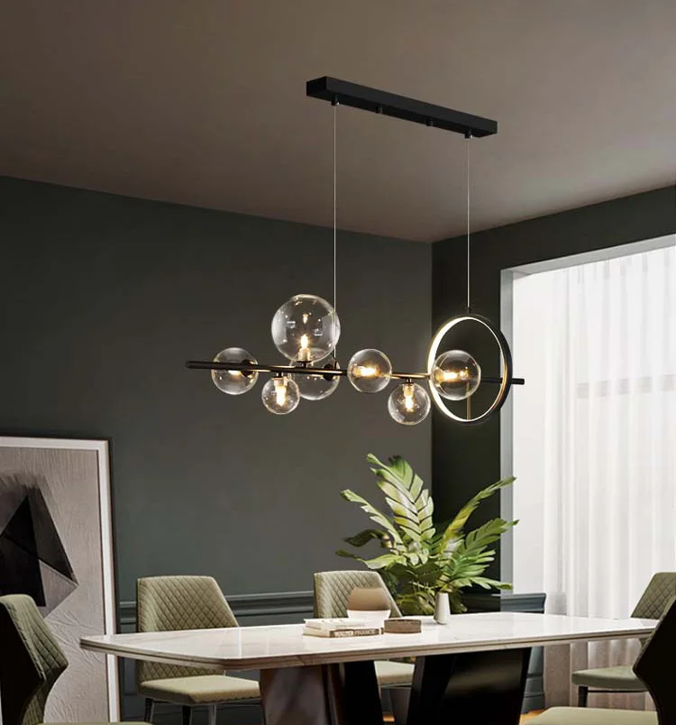  Tom Dixon стеклянный пузырек Свет стеклянная люстра подвесной светильник в металлическом каркасе столовая подвесные светильники