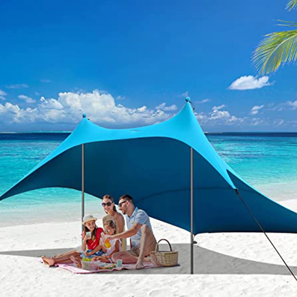 Outdoor Camping Tent Rain Fly tarp 210T Nylon ripstop PU 2000 Waterproof Lightweight Survival Gear Shelter for Camping