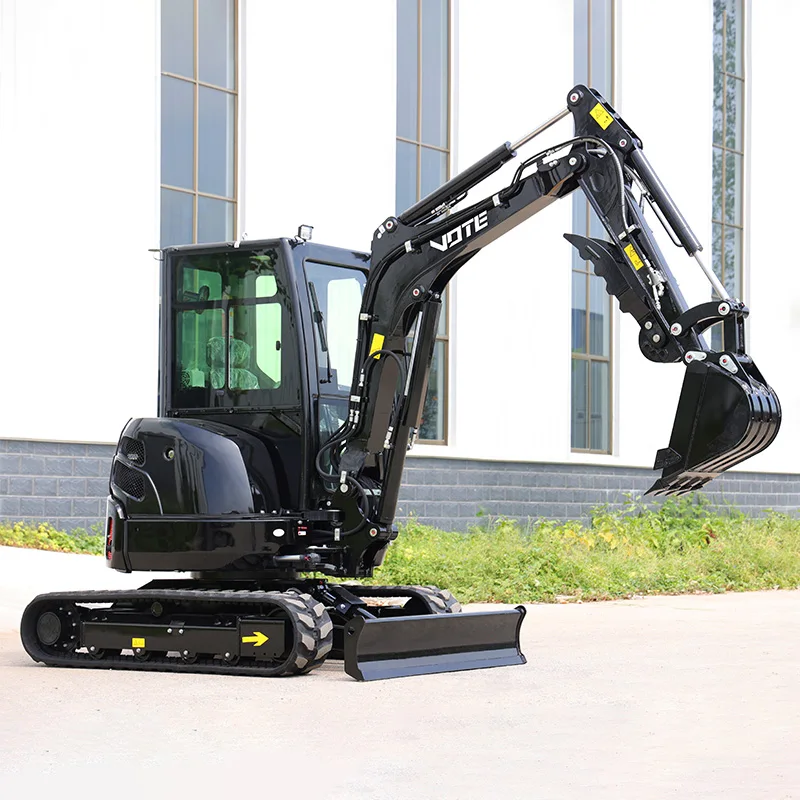 Chinese New Mini Excavator Crawler Digger  Machine Mini bagger Farm CE Epa Engine 1 2 2.5 3.5 Ton Excavators