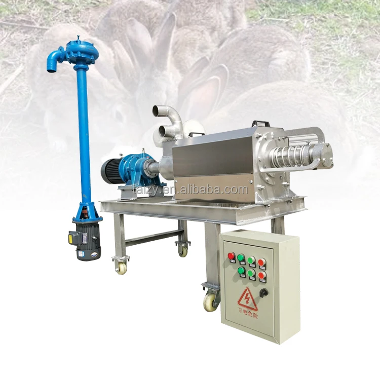 chicken manure dewatering machine chicken manure dryer machine