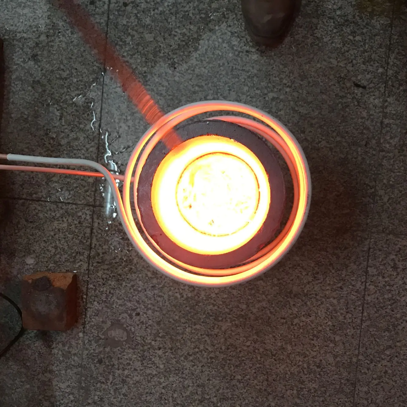 
High frequency induction heating equipment 15KW High frequency welding machine, Small melting furnace 