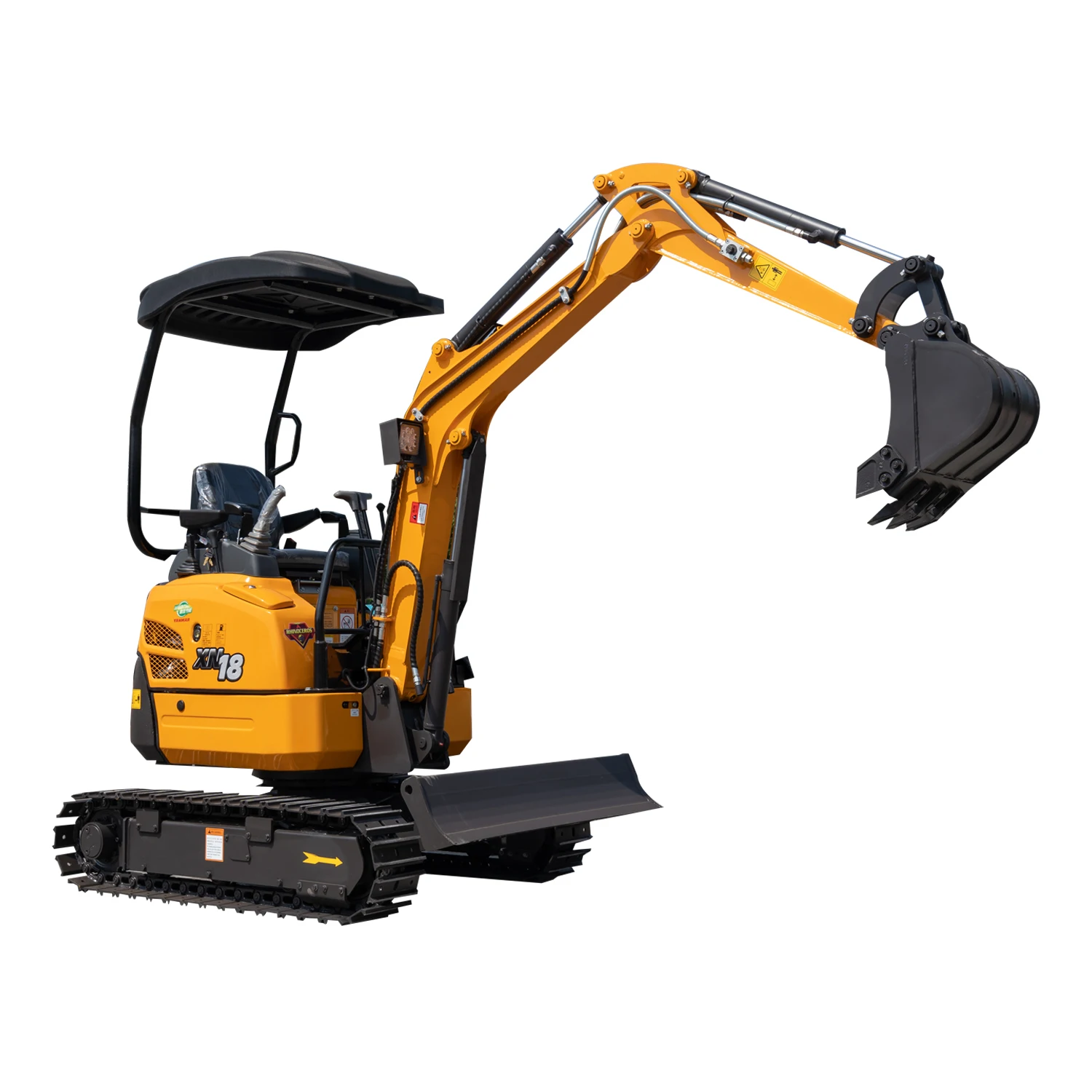 Rhinoceros XN 18 1.6 ton mini excavator with hydraulic thumb  with other excavator attachment