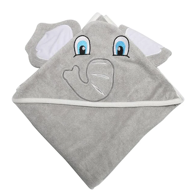 
2021 Amazon Wholesale unique bath wrap hands free gauze hooded towel for baby 