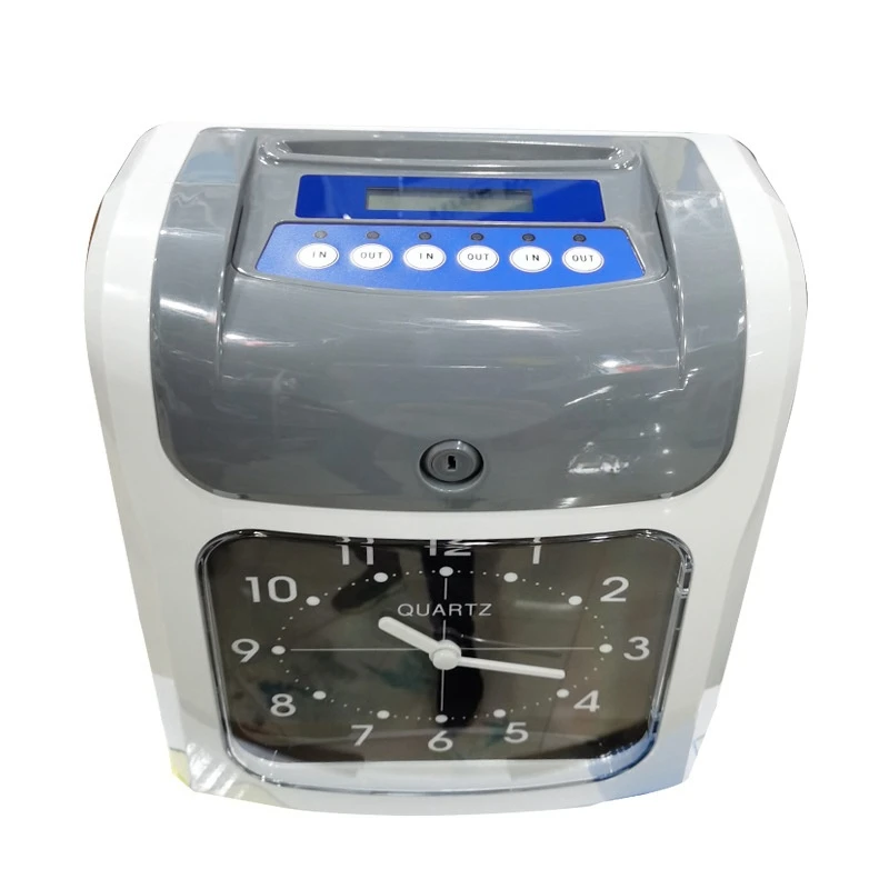GL820 clock in machine dual color printing date attendance machine foreign trade English clock in wholesale