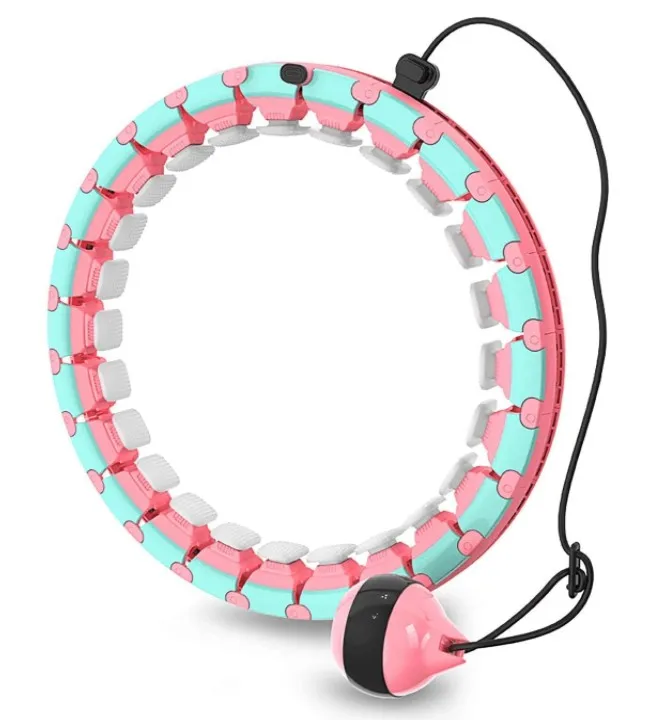 Manufacturer Direct Wholesale Sports Equipment 24 Knots Adjustable Hulahoop Smart Hoola Hoop Weighted, Hula Ring Hoop