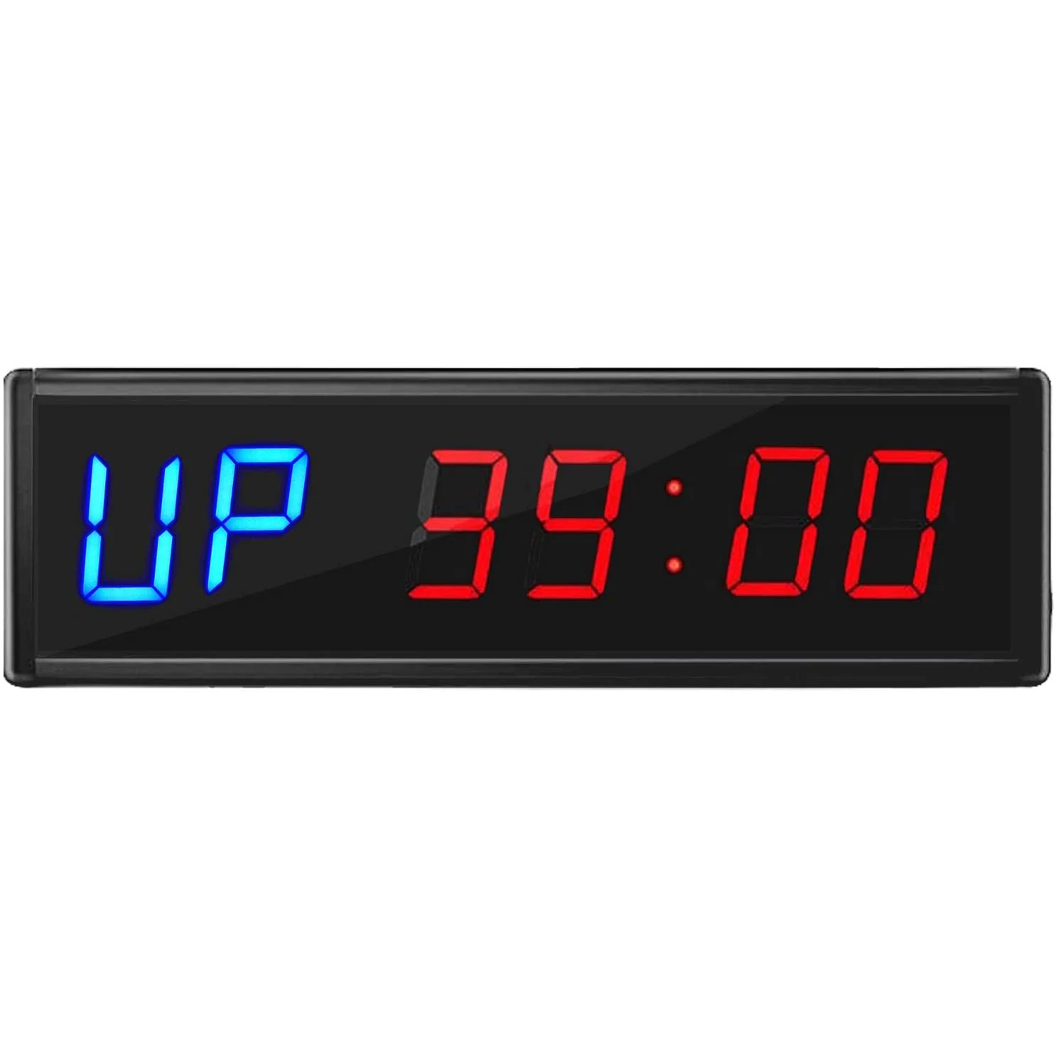 Aluminium Alloy Customized Training mini digital interval wall clock LED gym timer with Remote for Home Gym Fitness