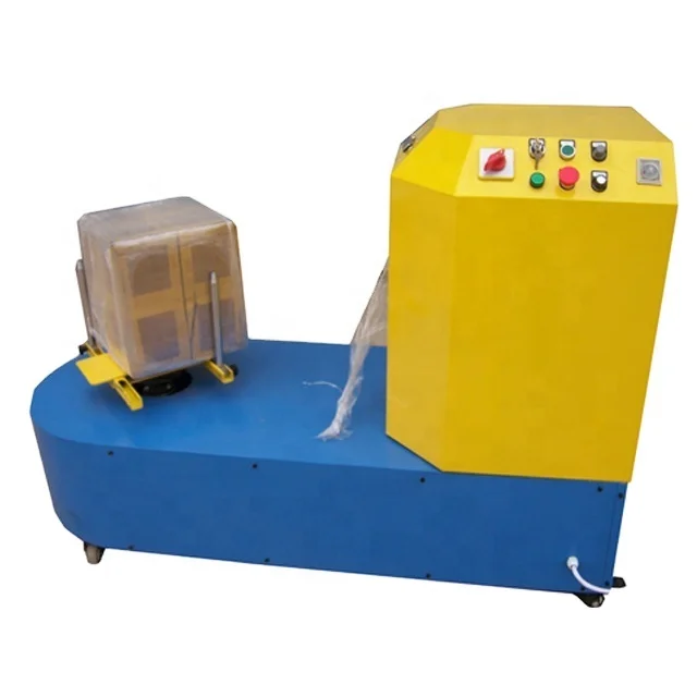 Airport packing machine of kids travel bags luggage wrapping machine packaging machine for luggage