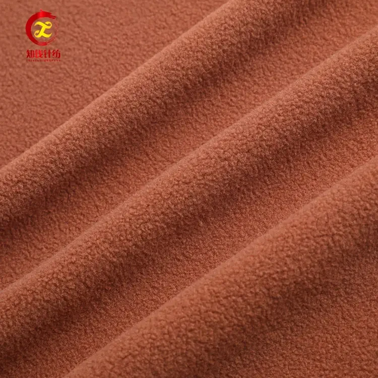 Custom Polyester Double Side Anti Pilling Micro Polar Fleece Fabric For Sale