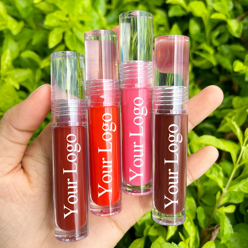 Wholesale Private Label 13 Colors Lipgloss Vegan Nude High Pigment  Glossy Plumping Water Glass Lip Gloss