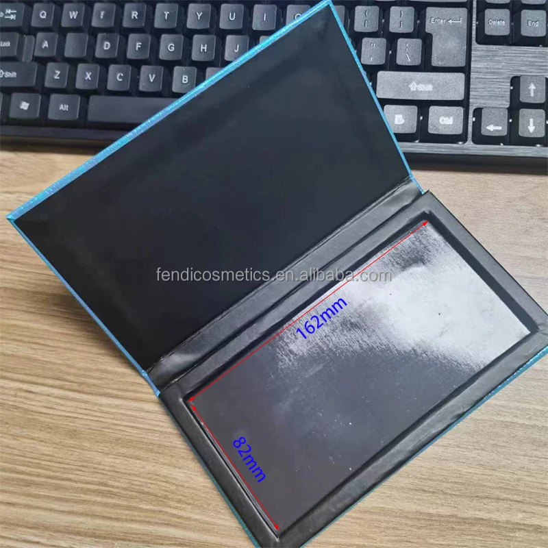 Empty Shiny Mermaid Empty Makeup Case Cardboard Empty Magnet Eyeshadow Palette Container