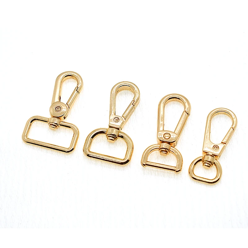 Tanai High Quality rainbow antique gold gunmetal nickel gold Custom Logo Metal Hardware Rose Gold Side Release Buckle Snap Hook