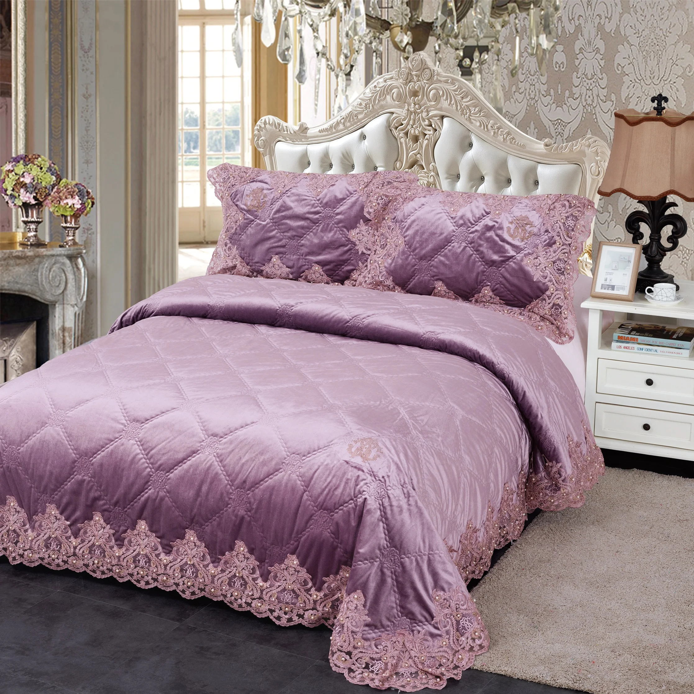 Высококачественное стеганое покрывало, покрывало на кровать, комплект покрывал для зимнего сезона