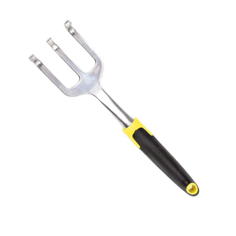 4 pcs Garden Tools Kit Hot sale on Amazon, Aluminium Alloy steel, Non slip handle, Trowel + Transplanter + Rake + Glo ve