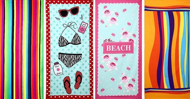 
40 x 70 extra large 400g printed microfiber indian beach towels for sublimation 