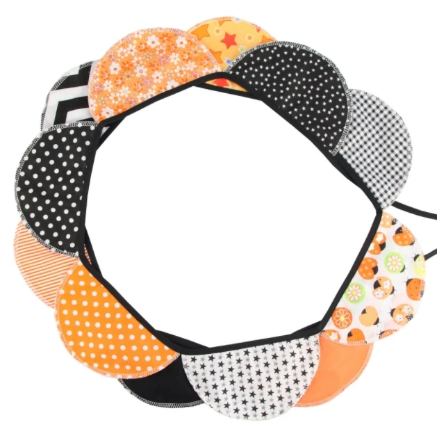 Colored cotton semi-circle cloud string flag tent flag photo background Hanging flag Wedding birthday party