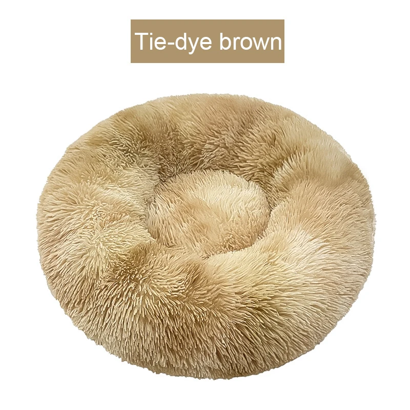 Wholesale Custom Luxury Warm Soft Plush Comfortable Pet cat Dog Bed for Sleeping Winter Pet Supplies
