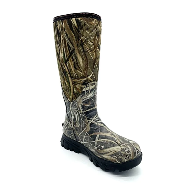 Лидер продаж 2021, удобные зимние охотничьи ботинки, камуфляжные мужские неопреновые резиновые ботинки