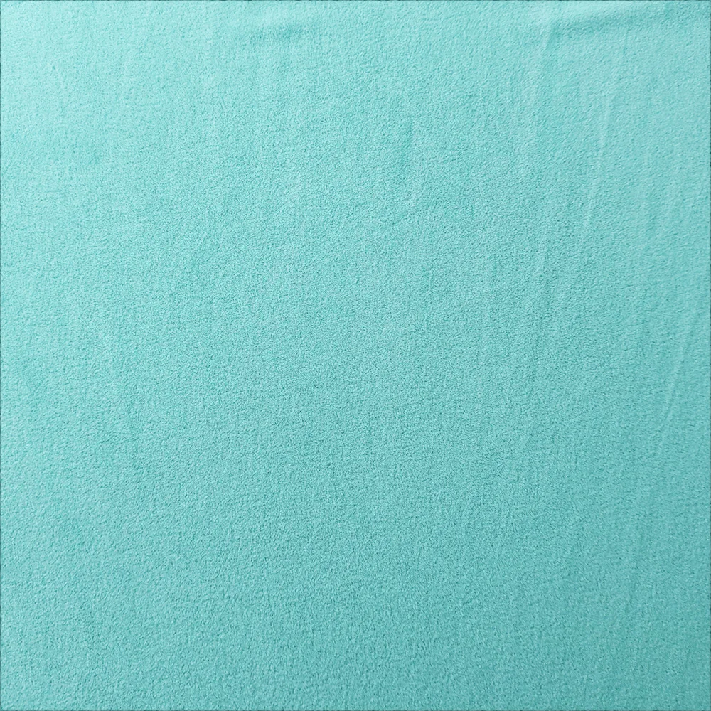 High quality knitted 95% Polyester 5% Spandex comfortable green single side ammonia over