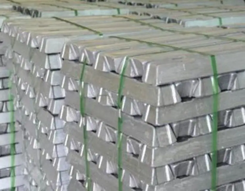 Цинковый слиток высокой чистоты 99.995%, сделано в Китае