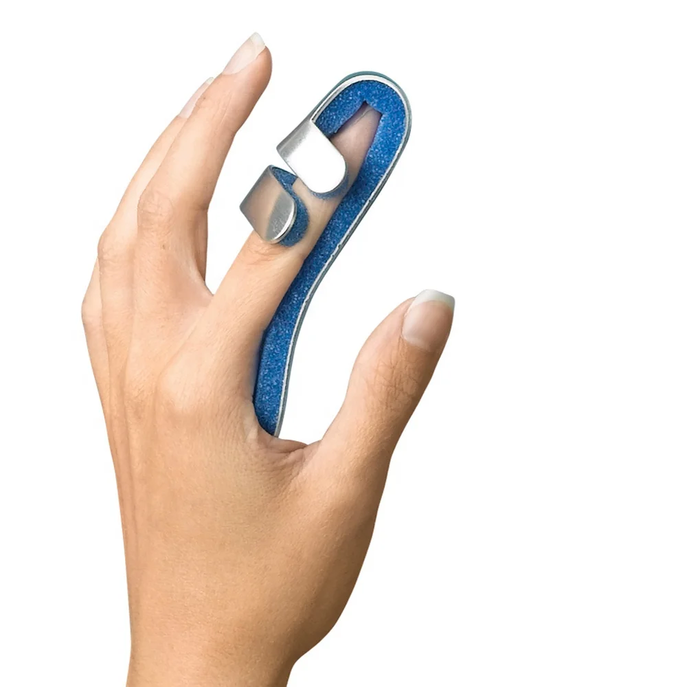 flexible aluminum medical finger splint with foam cushion