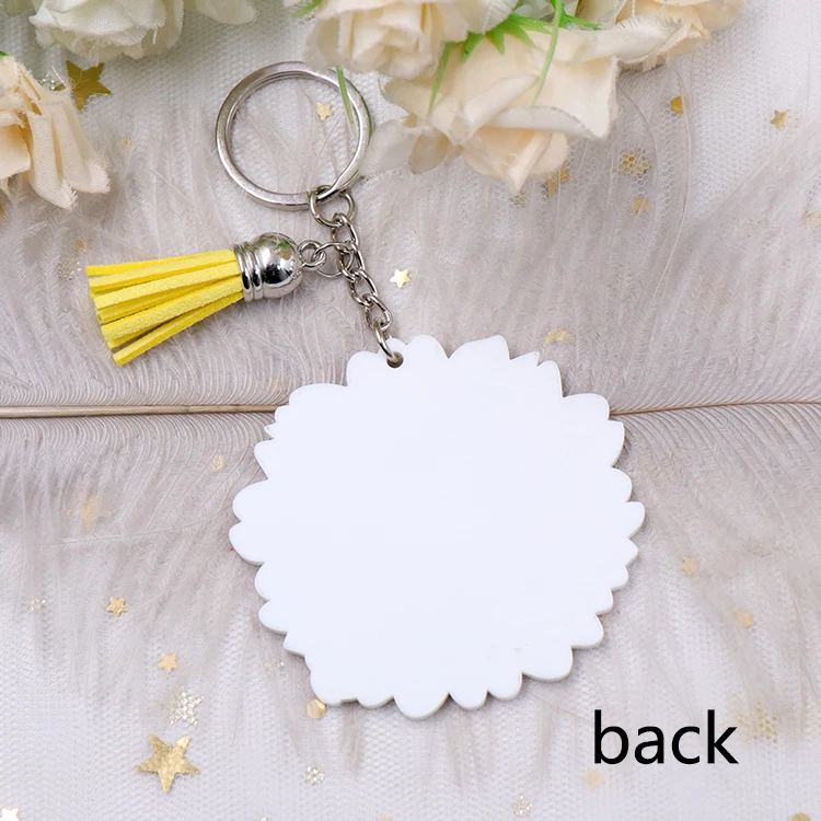 KHS228KH1142  Promotion 2023 New Teacher  gift  Plant Seeds That Grow Forever White Glitter Acrylic Keychain