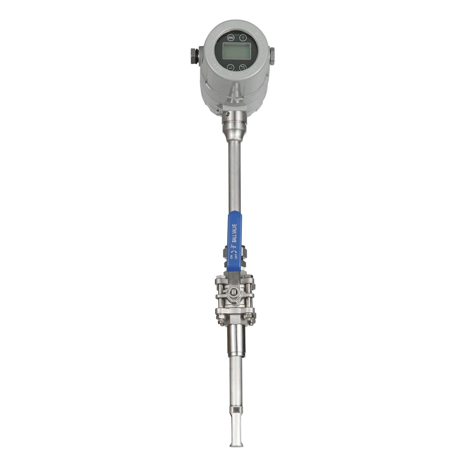 Stainless Steel Material Gas Thermal Mass Flow Meter, Gas Flowmeter Tester Air Rotameter
