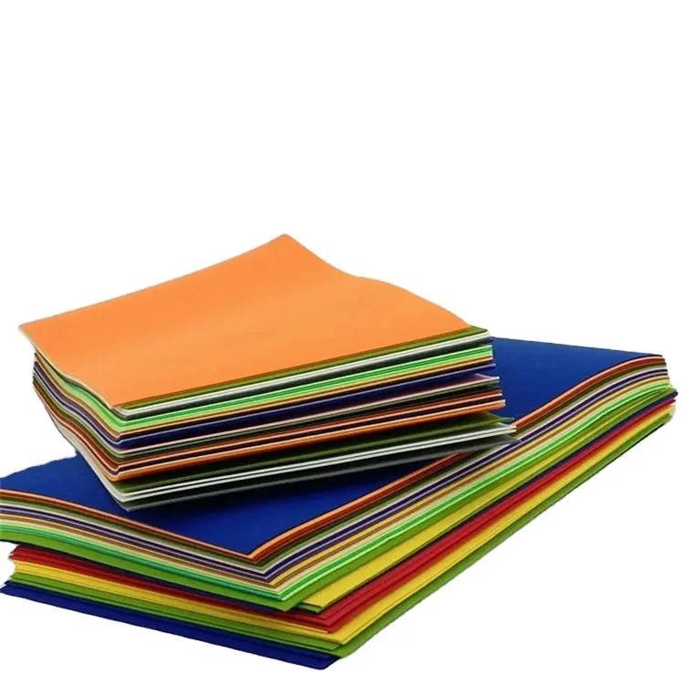 Manufactory 1mm 2mm 3mm thick 100% polyester needle punch nonwoven felt fabric