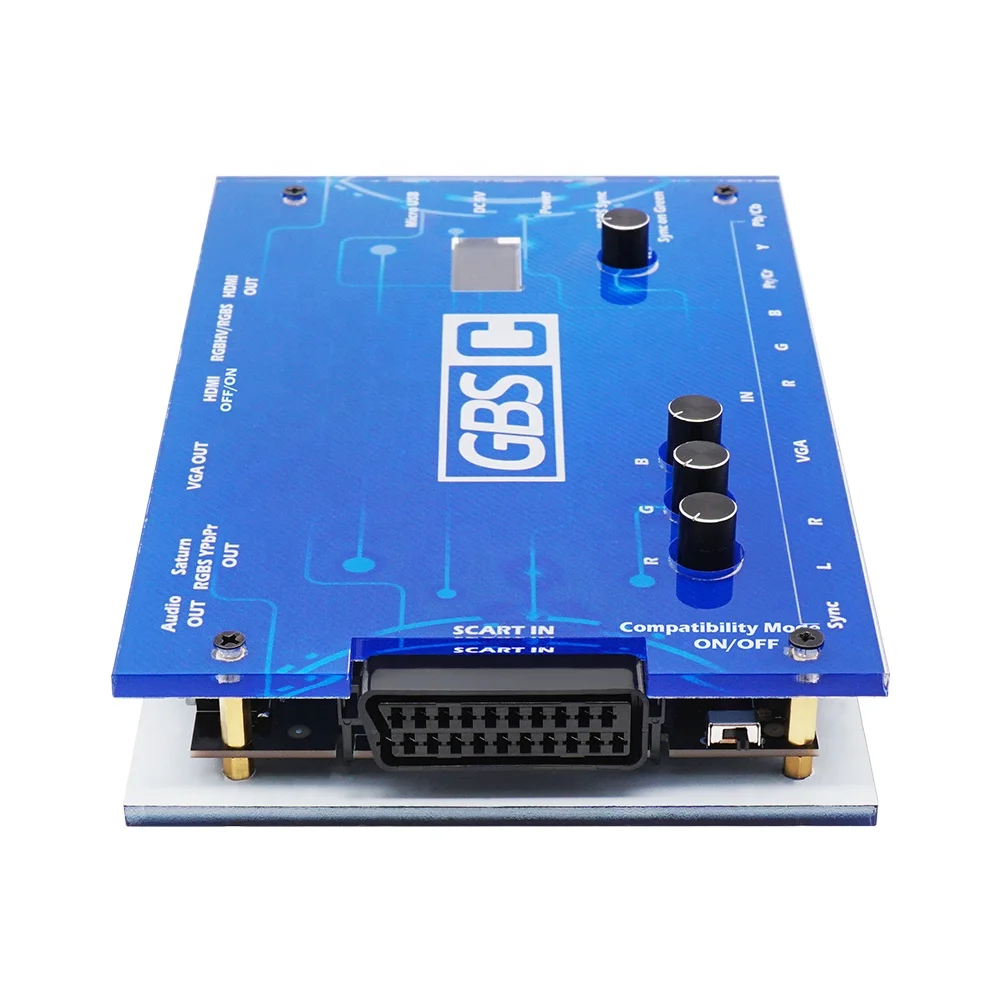 GBS Control Video Converter GBSC RGBs SCART Ypbpr Signal to VGA Adapter HDMI for PS2 Playstation 2 Dreamcast NGC SNES