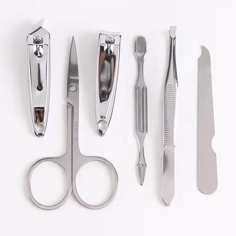 Manicure beauty tools Nail clipper set Nail clipper 6-piece set nail tongs Manicure gift