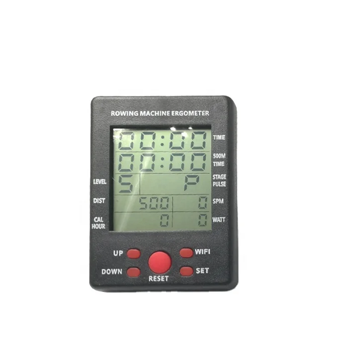 ZT Wireless Pulse Counter Rowing Machine Ergometer LCD Computer Display Scooter Digital Speed Meter
